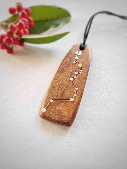 Hydra Constellation and Swamp Kauri Pendant