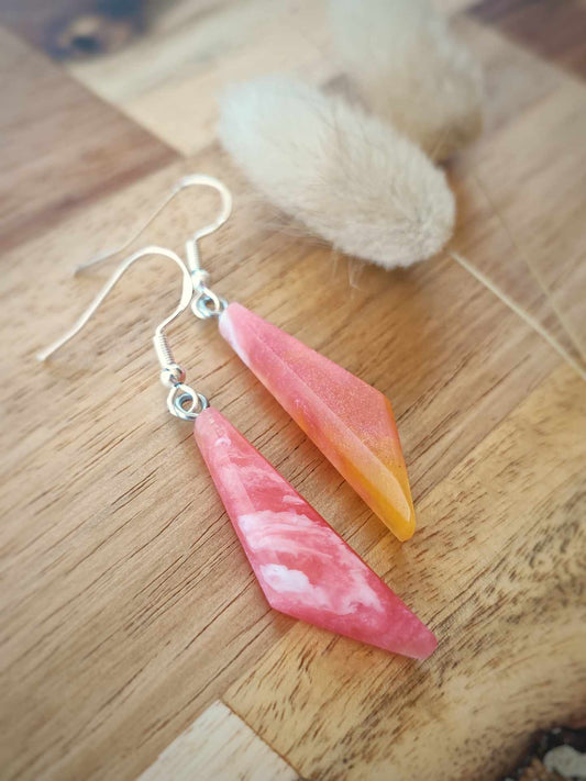 Beautiful Peach Mid-Size Earring