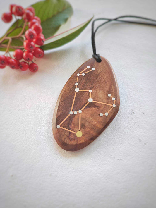 Orion Constellation and Swamp Kauri Pendant