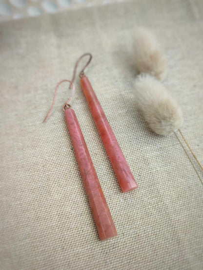 Cinnamon Blush Long Earring - Breast Cancer Foundation NZ